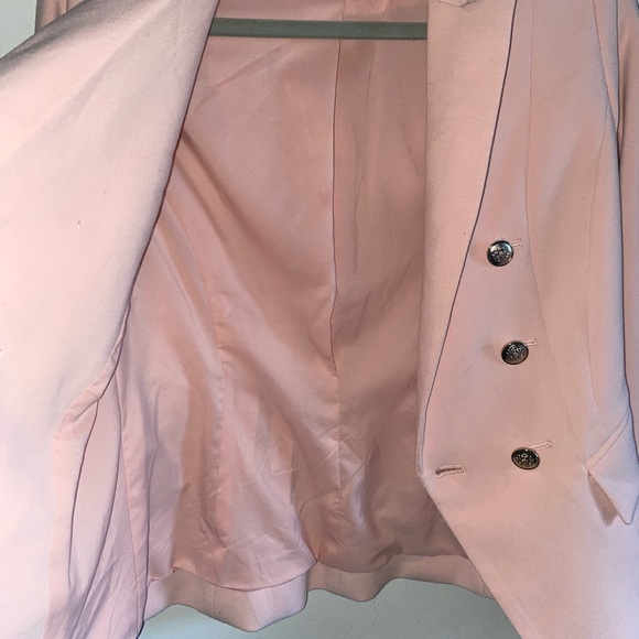 WHBM Light Pink Double Breasted Blazer - Picture 7 of 12